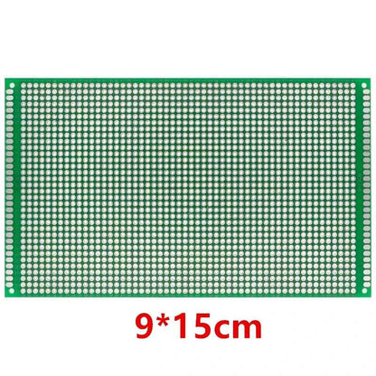 Double Sided Prototype Circuit Board FR4 PCB Universal Board Green Arduino PI UK - Dukes Supplies