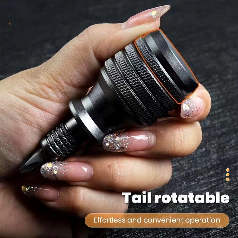 Small Steel Screwdriver Set Short Handle Multi-Functional Mini Six in One - Dukes Supplies