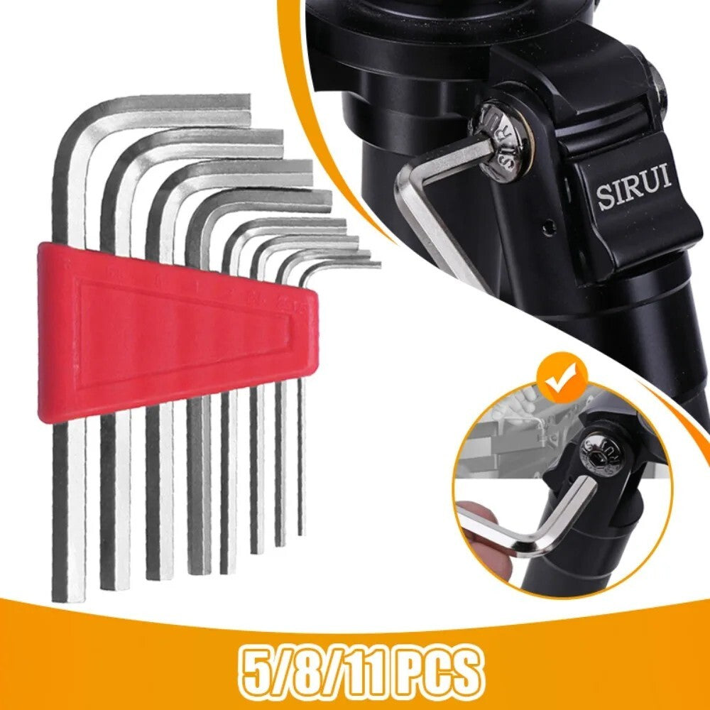 11pc Allen Key Set Metric Hex Key Hexagon Set Wrench with Holder - Image 2