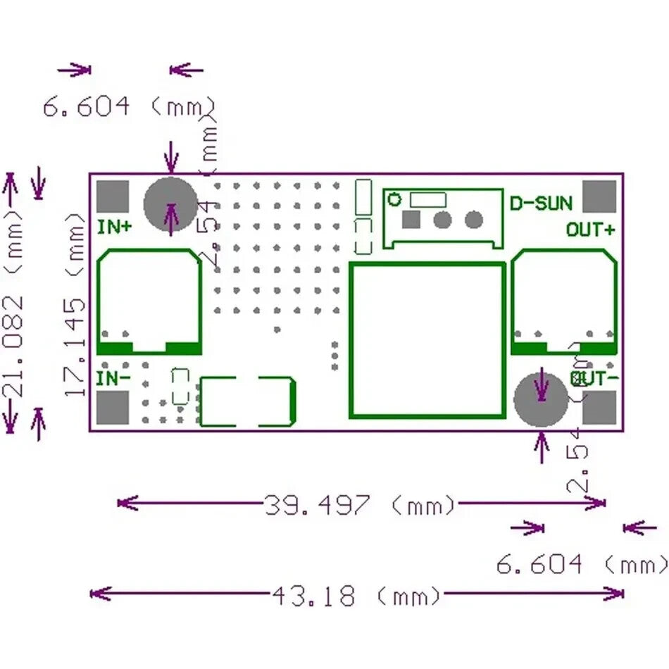Step Up DC-DC Boost Power Supply Adjustable XL6009E1 Converter Arduino - Dukes Supplies