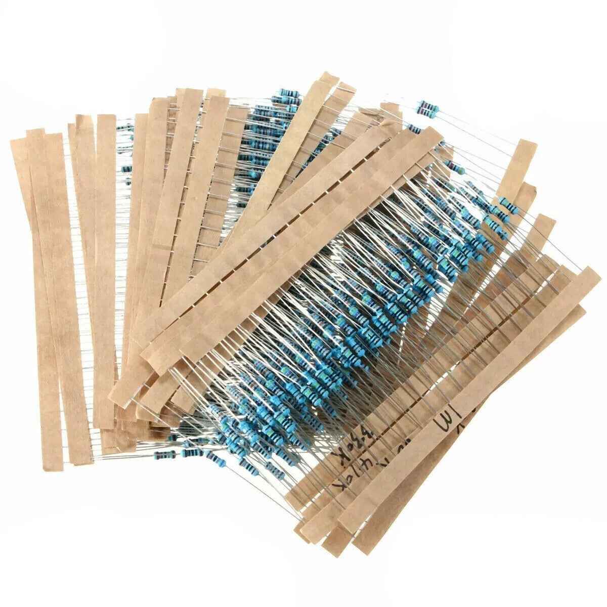 600pc Resistors Kit - 1/4W Watt 0.25 Metal Film Kit Set Pack Arduino PI - Dukes Supplies