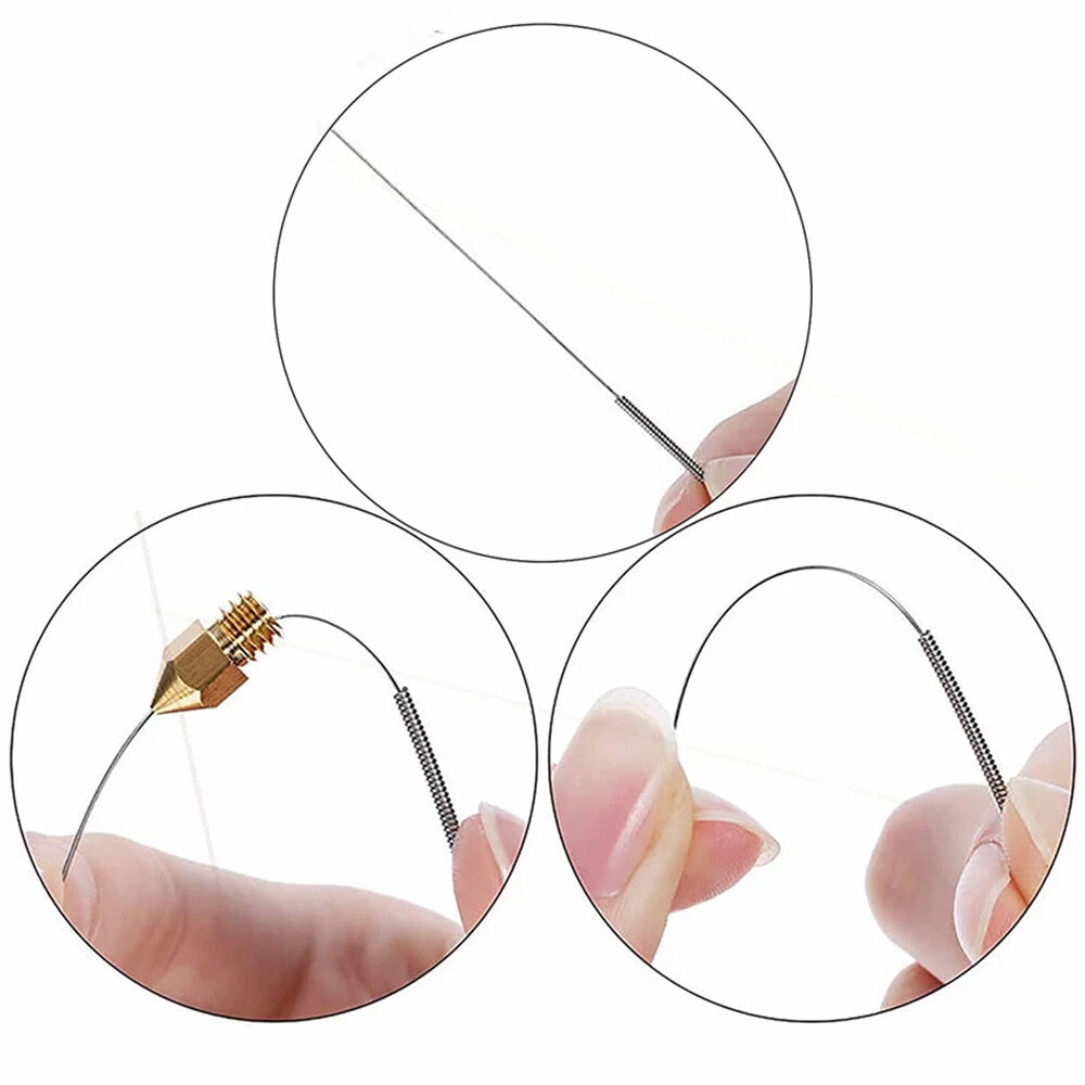 3D Printer MK8 Extruder Nozzle 8pc 0.2mm Creality Ender 3 / V2 / CR10s / SE-6 - Dukes Supplies