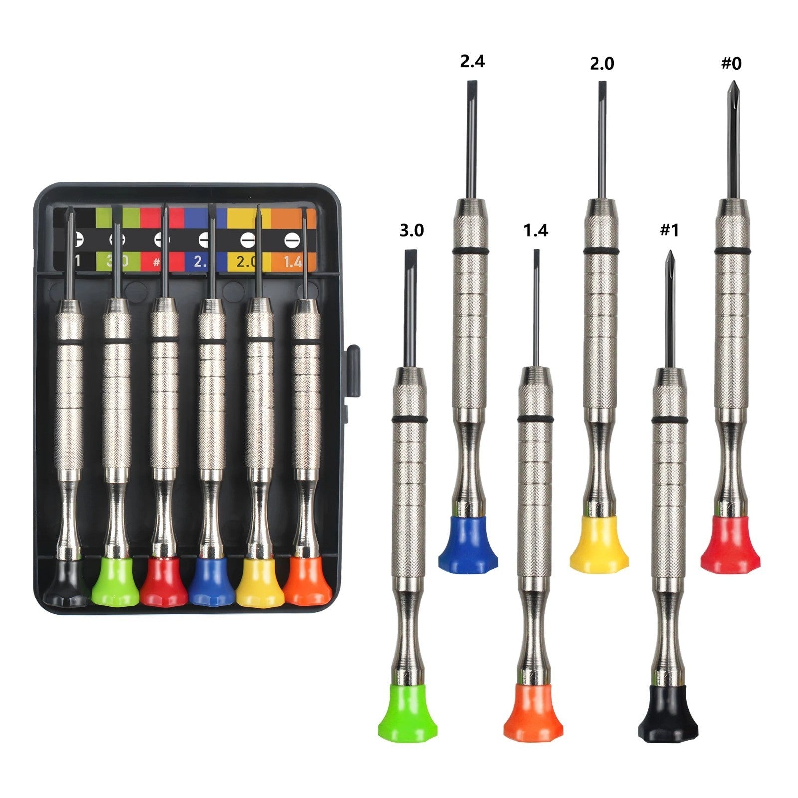 6pc Precision Screwdriver Set Flat & Phillips Micro Repair Kit Glasses Phone - Image 17