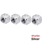 Dice Valve Caps for Cars, Set of 4, Caravans, Motorcycles, BMX - UK Seller - Dukes Supplies