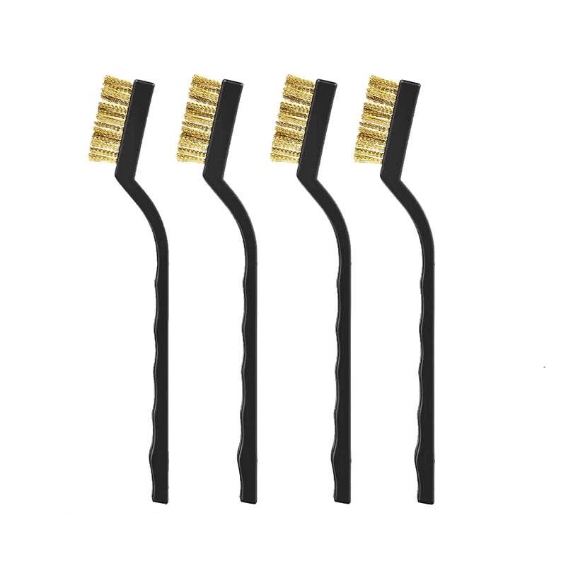 Wire Brush Set Steel Brass Cleaning Polishing Metal Rust Paint Remover - Image 6
