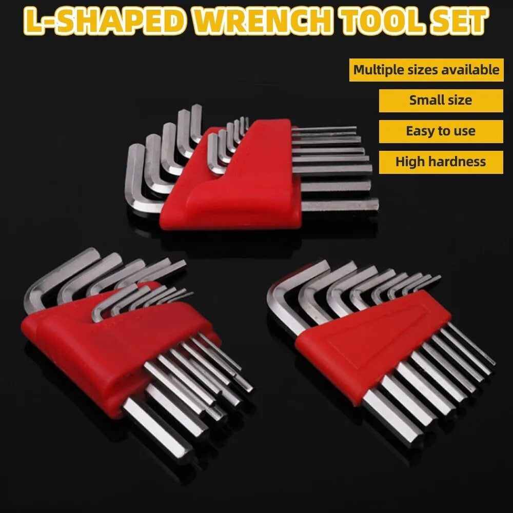 11pc Allen Key Set Metric Hex Key Hexagon Set Wrench with Holder - Image 3