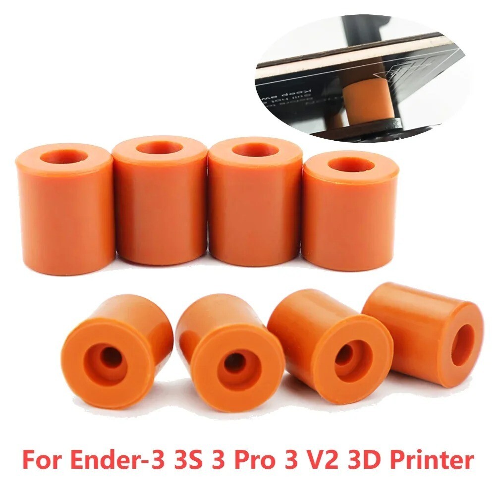 4pcs Silicone Heat Hot Bed Levelling Columns for Creality Ender 3 3S Pro 3 V2 - Dukes Supplies