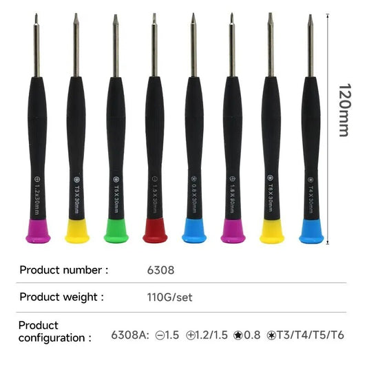 Precision Screwdriver Set 8pc Phone Glasses Watch Mobile Repair Kit - Dukes Supplies