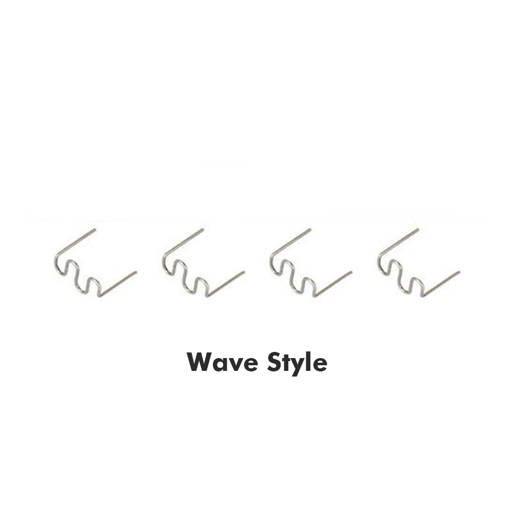 1000pc Hot Staples Plastic Welding Wave Stapler For Car Bumper Repair 0.8mm - Image 4