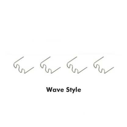 1000pc Hot Staples Plastic Welding Wave Stapler For Car Bumper Repair 0.8mm - Image 4