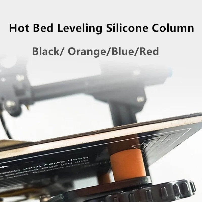 4pcs Silicone Heat Hot Bed Levelling Columns for Creality Ender 3 3S Pro 3 V2 - Dukes Supplies