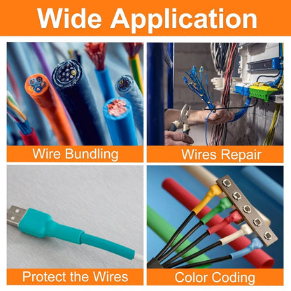 580pcs Heat Shrink Tubing Tube Sleeve Kit Electrical Assorted Cable Wire Wrap - Image 4