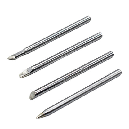 4pcs 60W Soldering Iron Tips Lead-Free Copper Solder Heads Welding Tool 4.5mm - Dukes Supplies