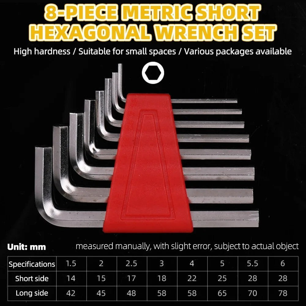 11pc Allen Key Set Metric Hex Key Hexagon Set Wrench with Holder - Image 7