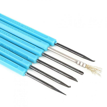 6pc Soldering Pick Tool Repair Kit for Precision Electronics Repair - Dukes Supplies