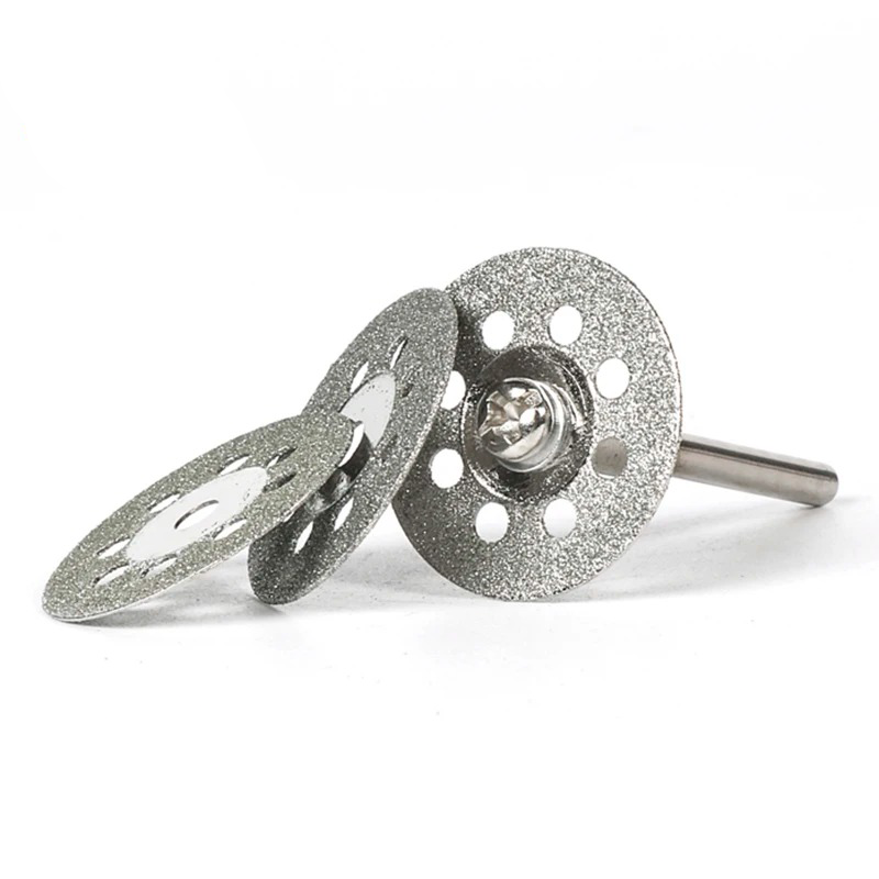 60pc Cutting Discs Wheel Saw Diamond Blades Set & Shanks For Rotary Tool Dremel - Image 6