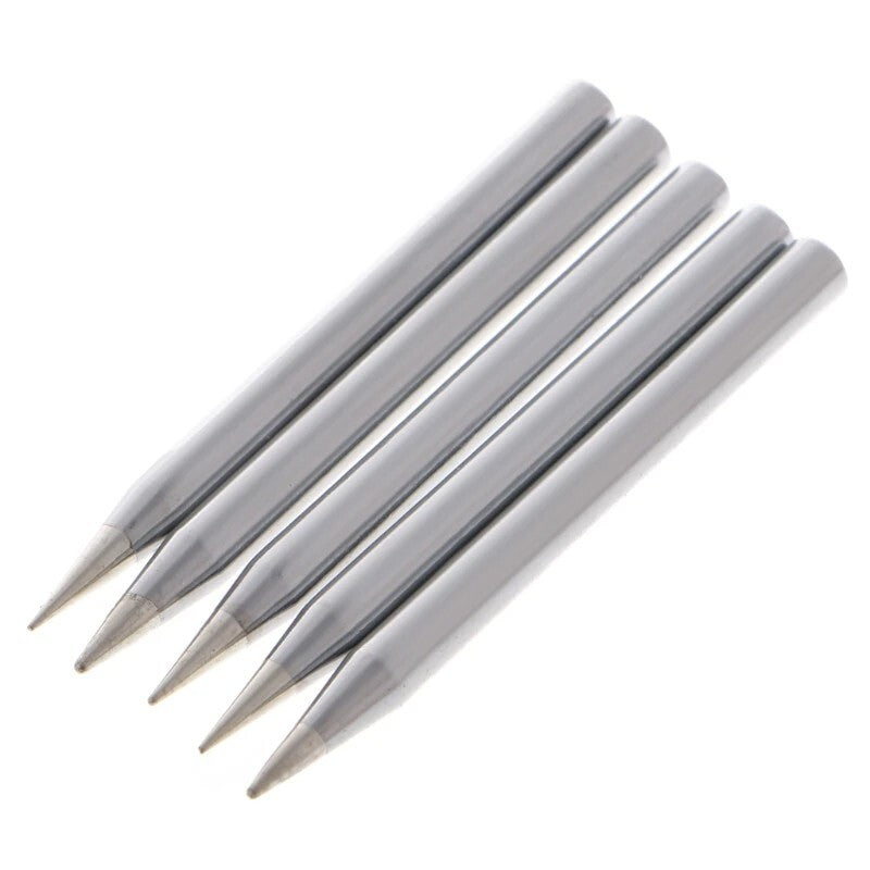 5pc Replaceable Solder Soldering Iron Tips Lead-Free 30W 40W 60W - Dukes Supplies