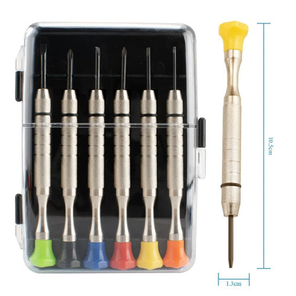 6pc Precision Screwdriver Set Flat & Phillips Micro Repair Kit Glasses Phone - Image 4