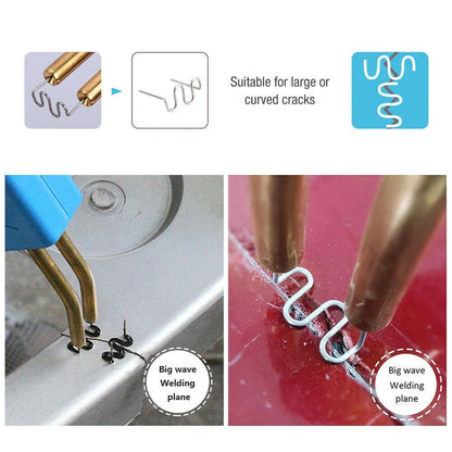 1000pc Hot Staples Plastic Welding Wave Stapler For Car Bumper Repair 0.8mm - Image 8