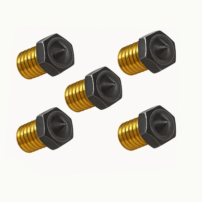 E3D V6 0.4mm PTFE Coated Brass Nozzle 1.75mm Non Stick 3D Printer - Dukes Supplies