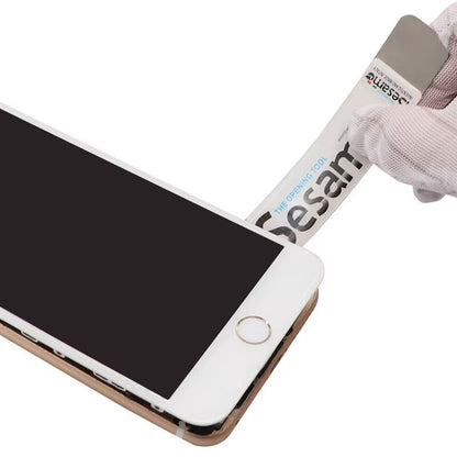 Stainless Steel Metal Flat Curved Spudger 0.1mm Ultra Thin Pry Opening Tool - Dukes Supplies