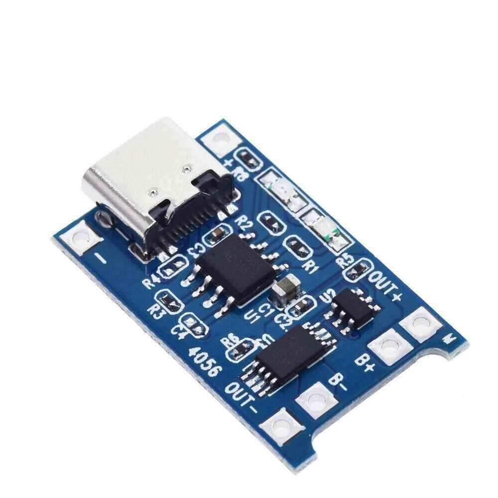 TP4056 18650 Lithium Battery Charger Type C Micro USB Module Charging Board 5V - Dukes Supplies