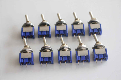 High Quality 2 Pin SPST ON OFF 2 Position Mini Toggle Switch Switches MTS101 - Dukes Supplies