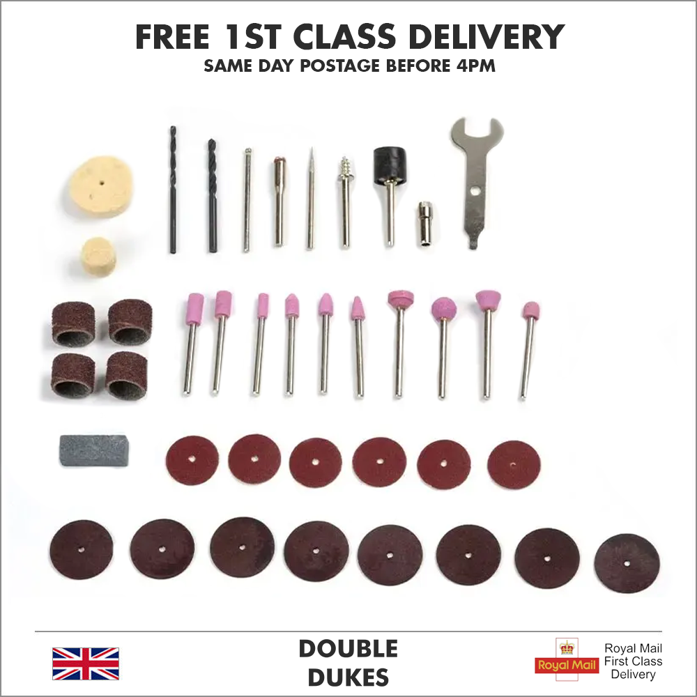 40pcs Rotary Drill Tool Accessories Polishing Sanding Kit Grinding for Dremel UK - Dukes Supplies