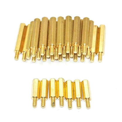 M3 10mm Hex Brass Standoff Spacer Screw Pillar PCB PC Motherboard Raspberry Pi - Dukes Supplies