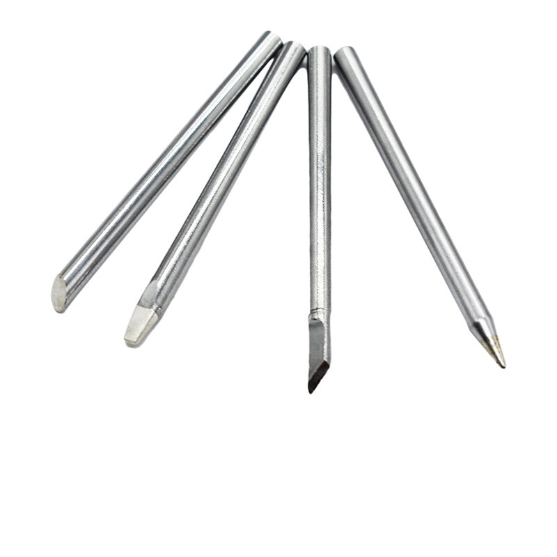 4pcs 60W Soldering Iron Tips Lead-Free Copper Solder Heads Welding Tool 4.5mm - Dukes Supplies