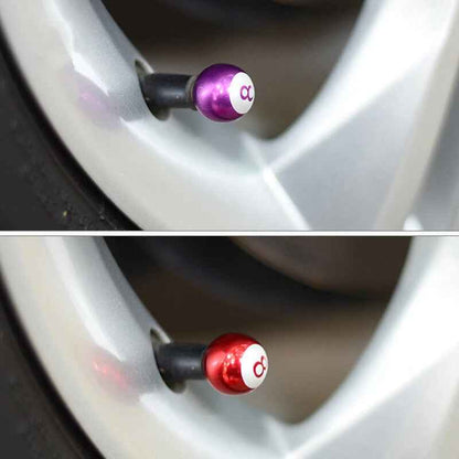 Valve Caps Metal Dust Caps 8Ball Car Motorcycle BMX Van Quad Caravan Alloy Caps - Dukes Supplies