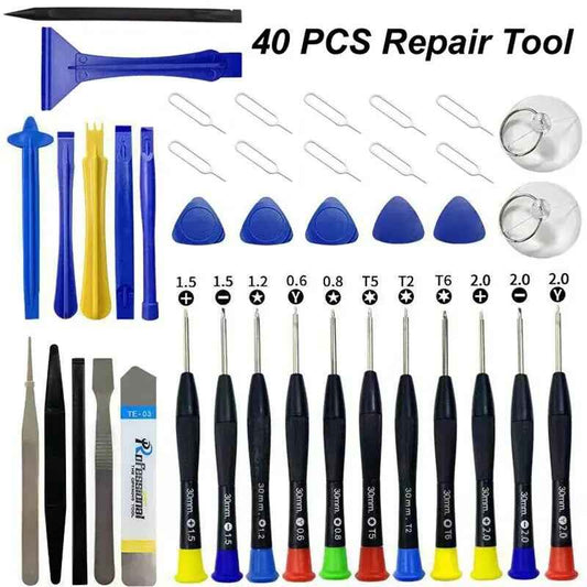 40 in 1 Professional Repair Toolkit Screwdriver Set iPhone, Android, Macbook - Dukes Supplies