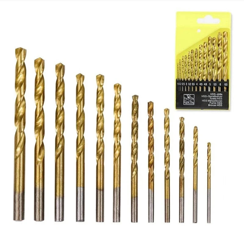 13 Pcs 1.5mm-6.5mm HSS 5% Cobalt Drill Bit Set, for Stainless Steel, Wood, Metal - Image 13