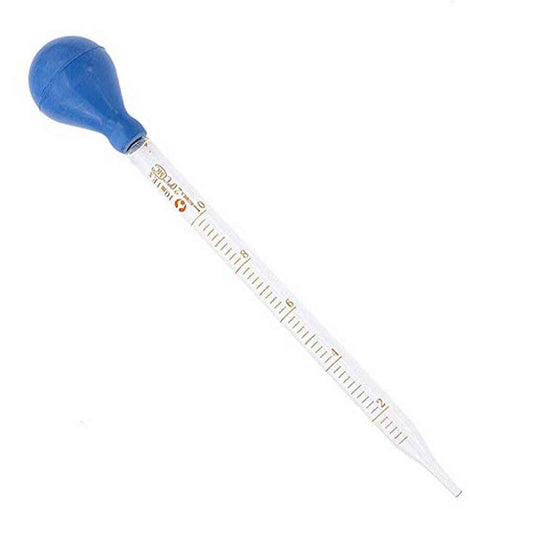 10ml Dropper Glass Scale Line Dropping Pipe Lab School Rubber Head Pipette - Dukes Supplies