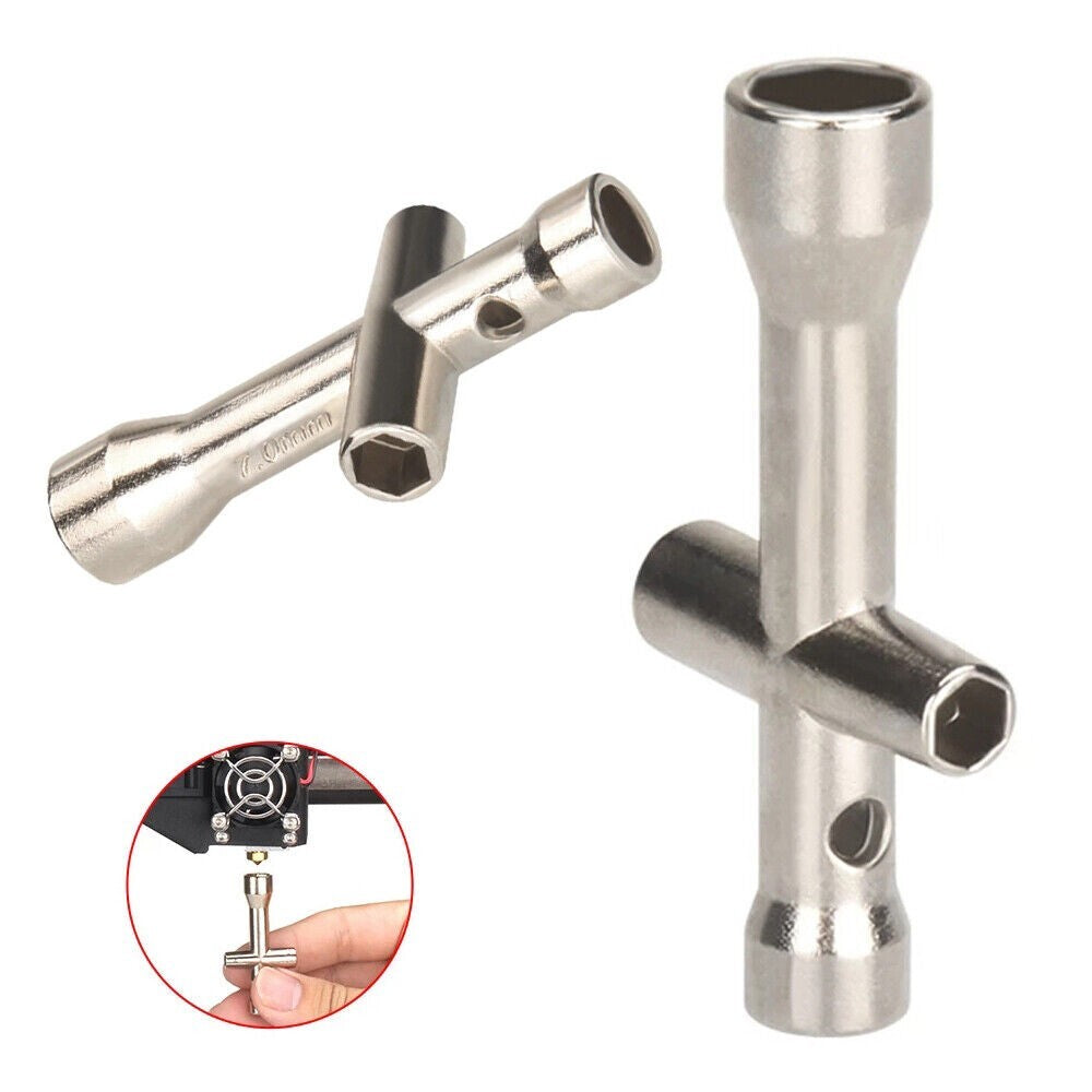 3D Printer Nozzle Tool Wrench Spanner Cross Wrench Screw Nut RC Car DIY - Dukes Supplies