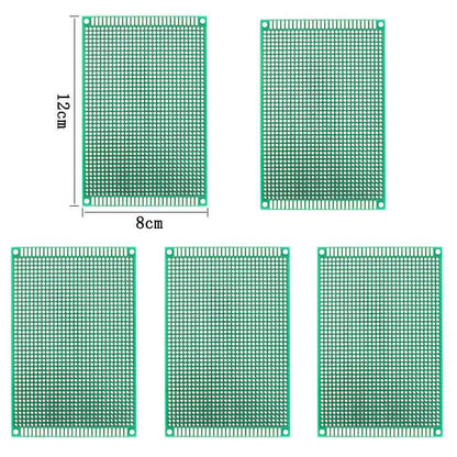 Double Sided Prototype Circuit Board FR4 PCB Universal Board Green Arduino PI UK - Dukes Supplies