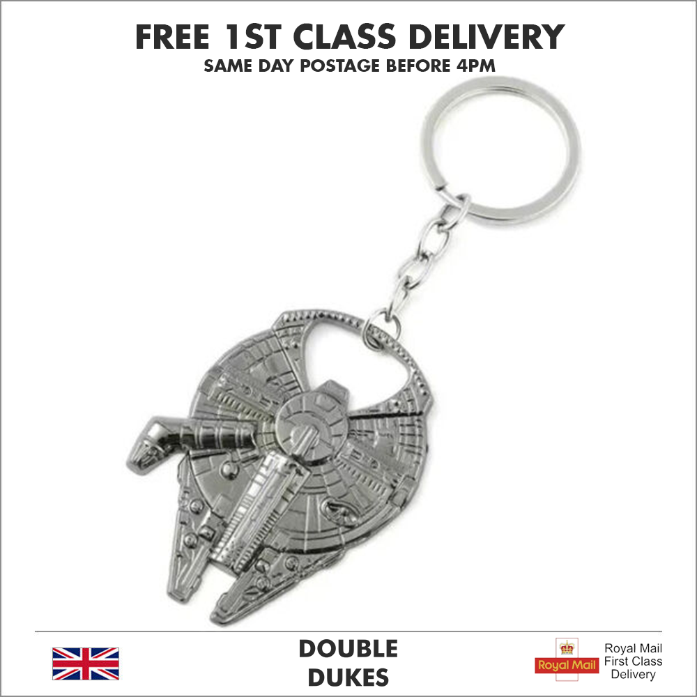 Star Wars Keyring Millenium Falcon 3D Bottle Opener Key Chain Party Gift - Dukes Supplies