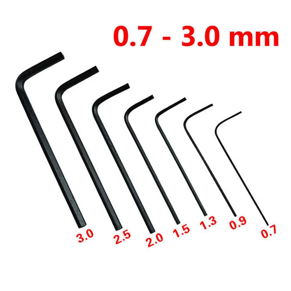 7PCS Mini Hexagon Hex Allen Key Set Wrench Screwdriver Micro Tool Kit 0.7mm-3mm - Dukes Supplies