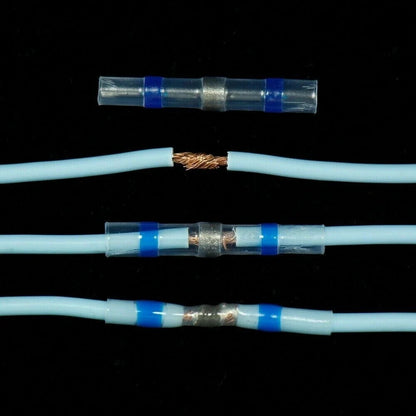 100pc Waterproof Wire Connectors Heat Shrink Solder Seal Sleeve Butt Terminals - Image 18