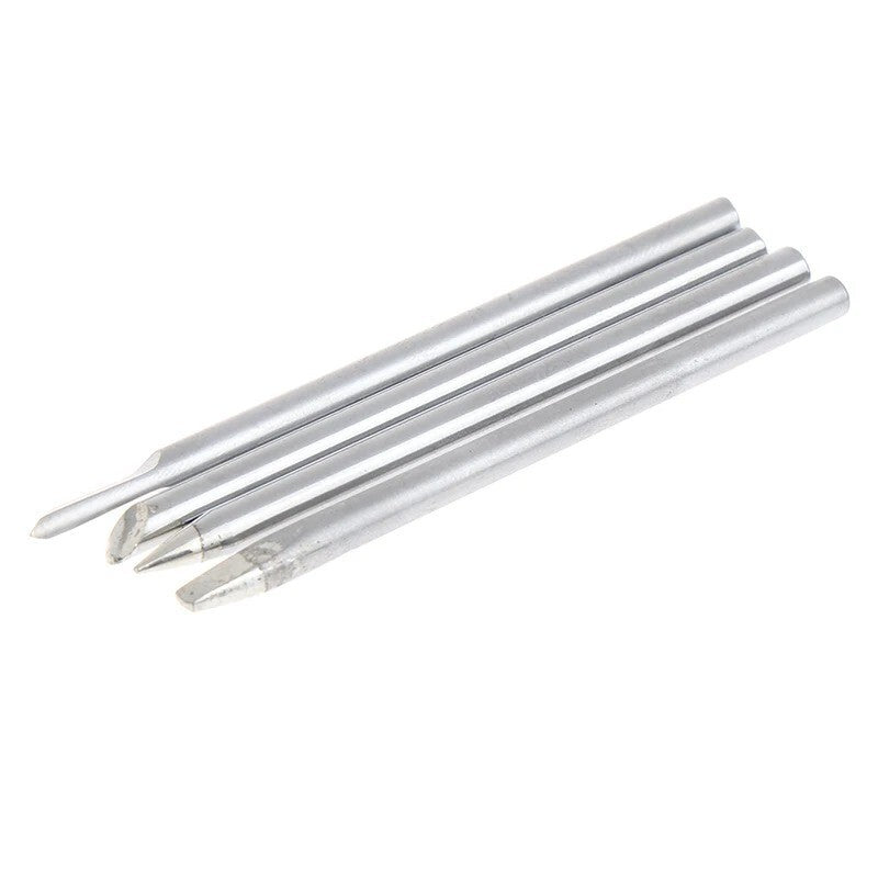 4pcs 60W Soldering Iron Tips Lead-Free Copper Solder Heads Welding Tool 4.5mm - Dukes Supplies