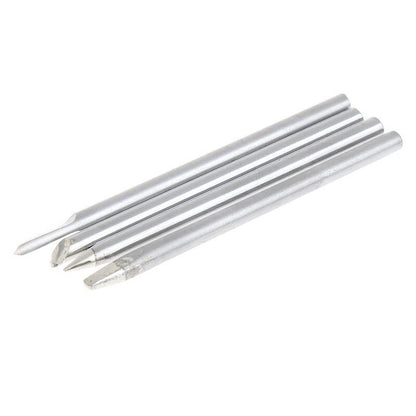 4pcs 60W Soldering Iron Tips Lead-Free Copper Solder Heads Welding Tool 4.5mm - Dukes Supplies