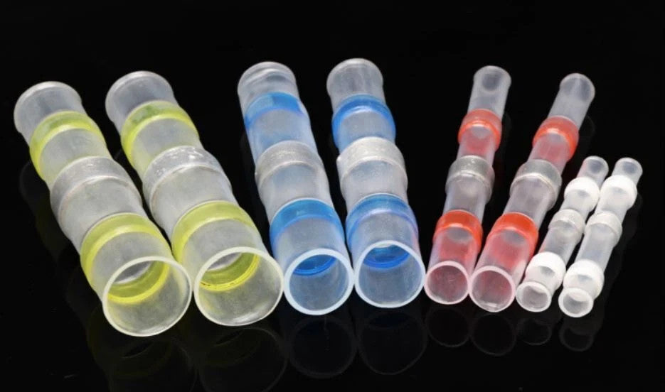 100pc Waterproof Wire Connectors Heat Shrink Solder Seal Sleeve Butt Terminals - Image 10