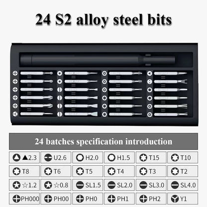 Multifunction 25 in 1 Precision Screwdriver Set Magnetic Screwdriver Repair Kit - Dukes Supplies