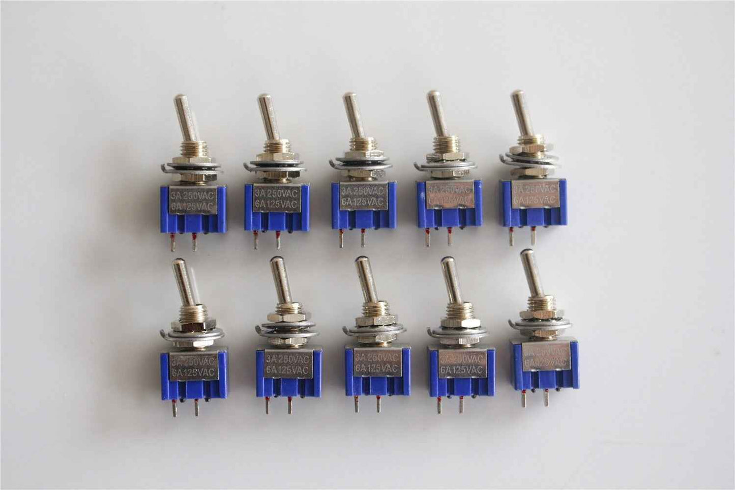 High Quality 2 Pin SPST ON OFF 2 Position Mini Toggle Switch Switches MTS101 - Dukes Supplies