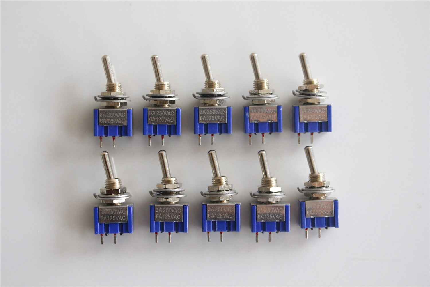 High Quality 2 Pin SPST ON OFF 2 Position Mini Toggle Switch Switches MTS101 - Dukes Supplies