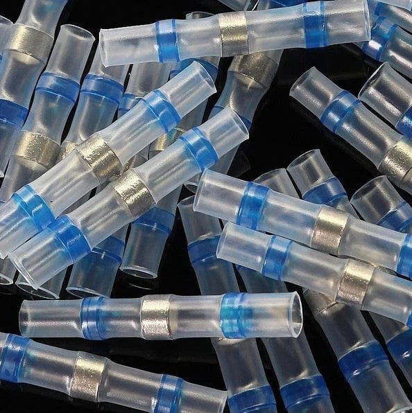 100pc Waterproof Wire Connectors Heat Shrink Solder Seal Sleeve Butt Terminals - Image 16