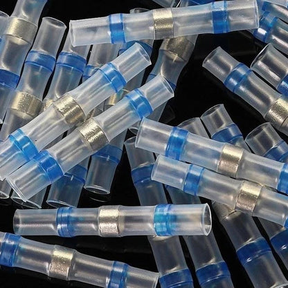 100pc Waterproof Wire Connectors Heat Shrink Solder Seal Sleeve Butt Terminals - Image 16