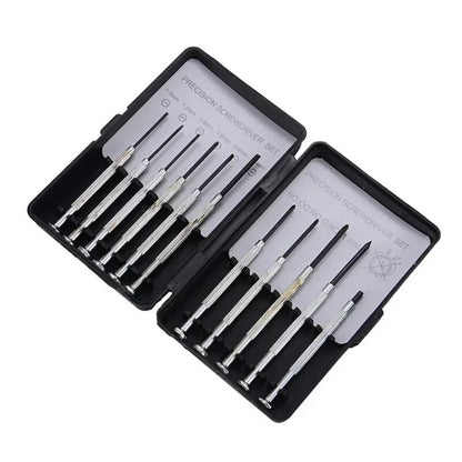 11pc Precision Screwdriver Set Kit- Tools for Glasses, Watches, Jewellers & More - Dukes Supplies