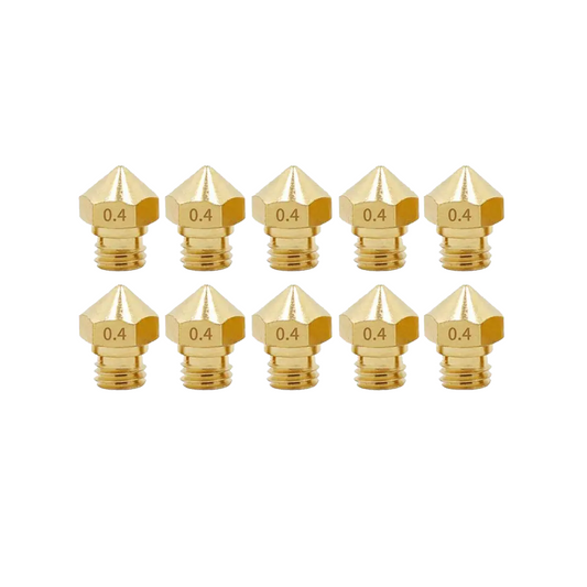 3D Printer Nozzle MK10 M7 Extruder Nozzle 0.4mm Wanhao FlashForge Creator Pro 2 - Dukes Supplies