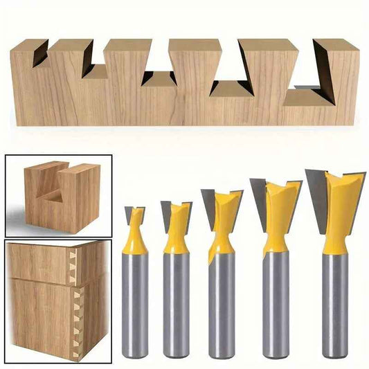 1pcs 8mm Shank 14 degree Dovetail Joint Router Bit - Dukes Supplies